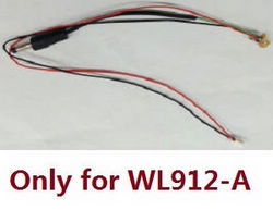 Shcong Wltoys WL912-A W-12 RC Boat accessories list spare parts on/off wire in watter