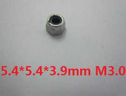 Shcong Wltoys WL WL913 RC Speed Boat accessories list spare parts Locknut 5.4*5.4*3.9mm M3.0