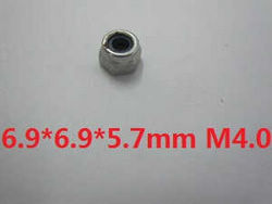 Shcong Wltoys WL WL913 RC Speed Boat accessories list spare parts Locknut 6.9*6.9*5.7mm M4.0