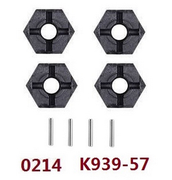 Wltoys XK 104016 104018 XKS WL Tech hexagon adapter assembly 0214