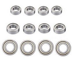 Wltoys XK 104016 104018 XKS WL Tech bearings set 10*15*4 + 4*8*3 + 5*10*4