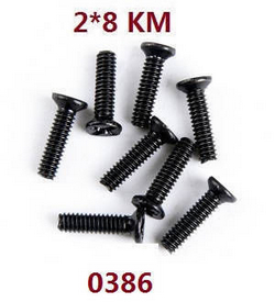 Wltoys XK 104016 104018 XKS WL Tech 2*8 km screws 0386