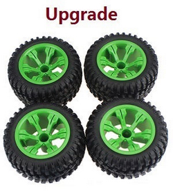 Wltoys XK 104016 104018 XKS WL Tech upgrade tire Green