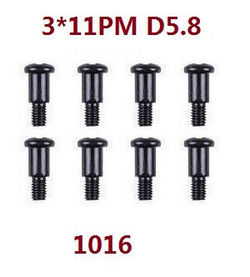 Wltoys XK 104019 screws set 3*11PM D5.8 1016