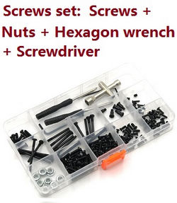 Wltoys XK 104019 screws set + nuts + hexagon wrench + screwdriver kit
