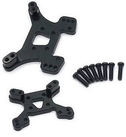 Wltoys 124007 front and rear shock absorber plate board Black - Click Image to Close