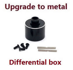 Wltoys 124007 differential mechanism box upgrade to metal - Click Image to Close
