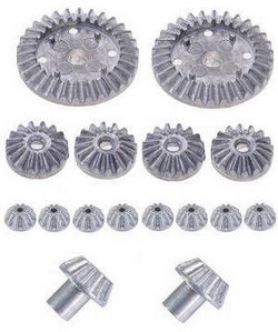 Wltoys 124007 differential gear and driving gear 16pcs - Click Image to Close