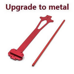 Wltoys 124007 second floor board and main driven shaft metal Red