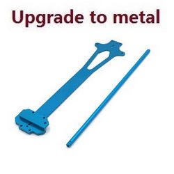 Wltoys 124007 second floor board and main driven shaft metal Blue