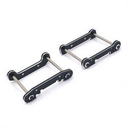 Wltoys 124007 front and rear swing arm reinforcement and fixed pin Black
