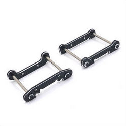 Shcong Wltoys 124016 RC Car accessories list spare parts front and rear swing arm reinforcement and fixed pin Black