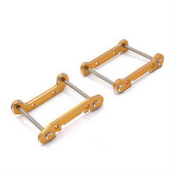 Wltoys 124007 front and rear swing arm reinforcement and fixed pin Gold