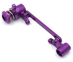 Wltoys 124007 steering clutch and connect buckle module Metal Purple - Click Image to Close