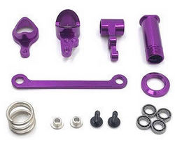 Wltoys 124007 steering clutch kit Metal Purple - Click Image to Close