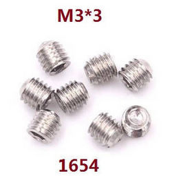 Wltoys 124007 machine screws M3*3 1654 - Click Image to Close