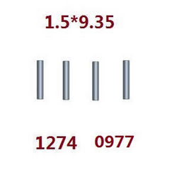 Wltoys 124007 fixed small iron bar 1.5*9.35 1274 0977
