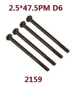 Wltoys 124007 fixed screws 2.5*47.5PM 2159