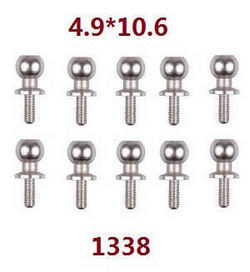 Wltoys 124007 ball head screws 4.9*10.6 1338 - Click Image to Close