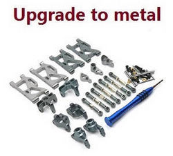 Wltoys 124007 7-In-one upgrade to metal parts kit (Titanium color) - Click Image to Close