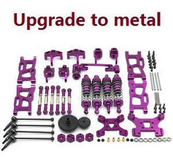 Wltoys 124007 13-In-one upgrade to metal parts kit (Purple)