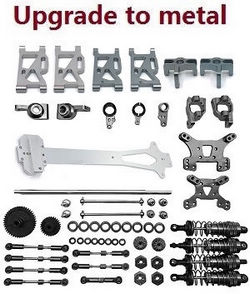 Wltoys 124007 17-In-one upgrade to metal parts kit (Titanium color) - Click Image to Close