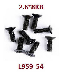 Wltoys 124007 screws set 2.6*8kb L959-54