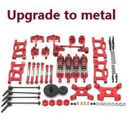 Wltoys 124007 13-In-one upgrade to metal parts kit (Red)