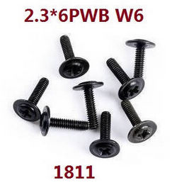 Wltoys 124007 screws set 2.3*6pwb 6 1811