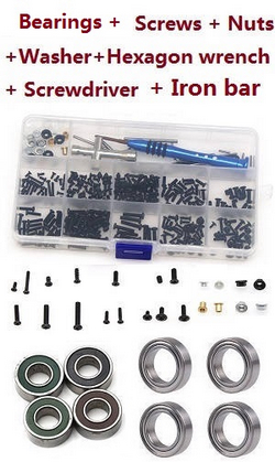 Wltoys 144011 XKS WL Tech XK screws box set + 8*bearings set