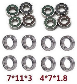 Wltoys 144011 XKS WL Tech XK bearings set 7*11*3 + 4*7*1.8