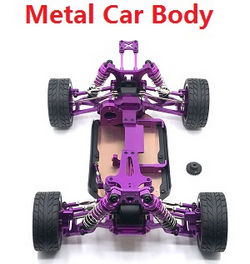Wltoys 144011 XKS WL Tech XK upgrade to metal car frame body module Red