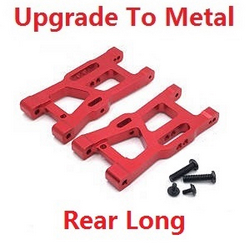 Wltoys 144011 XKS WL Tech XK upgrade to metal rear long swing arm Red