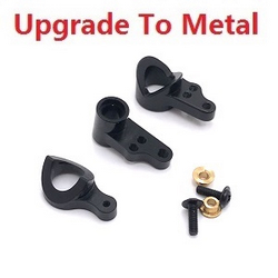 Wltoys 144011 XKS WL Tech XK upgrade to metal steering clutch assembly Black