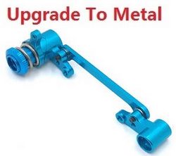 Wltoys 144011 XKS WL Tech XK upgrade to metal steering module Blue