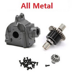 Wltoys 144011 XKS WL Tech XK upgrade to all metal differential mechanism with dirving gear and wave box Titanium color