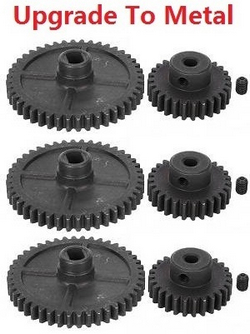 Wltoys 144011 XKS WL Tech XK upgrade to metal reduction and motor gear set 3sets