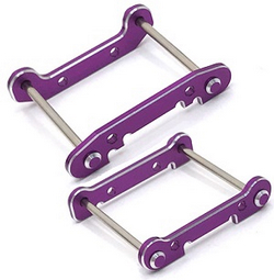 Wltoys 144011 XKS WL Tech XK front and rear swing arm reinforcement plate with fixed shaft Purple