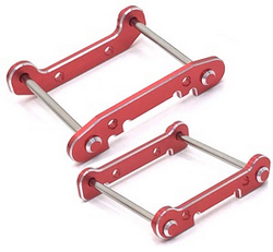 Wltoys 144011 XKS WL Tech XK front and rear swing arm reinforcement plate with fixed shaft Red