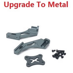 Wltoys 144011 XKS WL Tech XK upgrade to metal tail wing fixed seat Titanium color