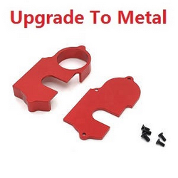 Wltoys 144011 XKS WL Tech XK upgrade to metal reduction gear upper and lower covers Red
