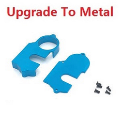 Wltoys 144011 XKS WL Tech XK upgrade to metal reduction gear upper and lower covers Blue