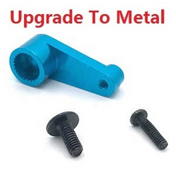 Wltoys 144011 XKS WL Tech XK upgrade to metal SERVO arm Blue