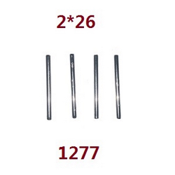 Wltoys 144011 XKS WL Tech XK swing arm metal bar 2*26 1277