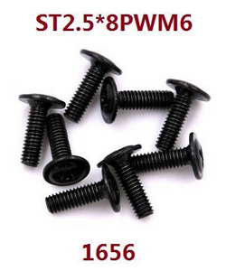 Wltoys 144011 XKS WL Tech XK st2.5*8pwm screws set 1656