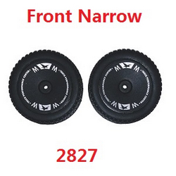 Wltoys 144011 XKS WL Tech XK front narrow tire wheels 2827