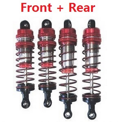 Wltoys 144011 XKS WL Tech XK front and rear shock absorber Red