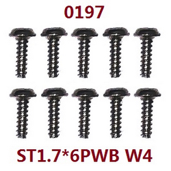 Wltoys 2428 XKS WL XK 2428 screws set st1.7*6pwb w4 0197