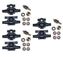 Wltoys 2428 XKS WL XK 2428 front/rear seat straight bridge + central drive shaft and reduction shaft drive + worm and transmission gear + 5*copper bearing 3sets