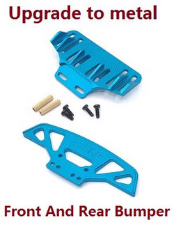 Wltoys 284161 Wltoys 284010 upgrade to metal front and rear bumper (Blue)